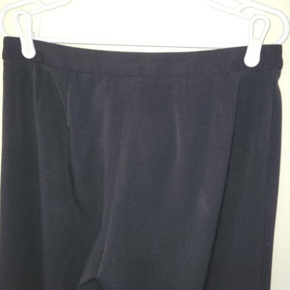 Liz Claiborne Audra Classic Dress Pants Black Mid Rise Straight Leg Women's SZ 8 - Picture 6 of 12